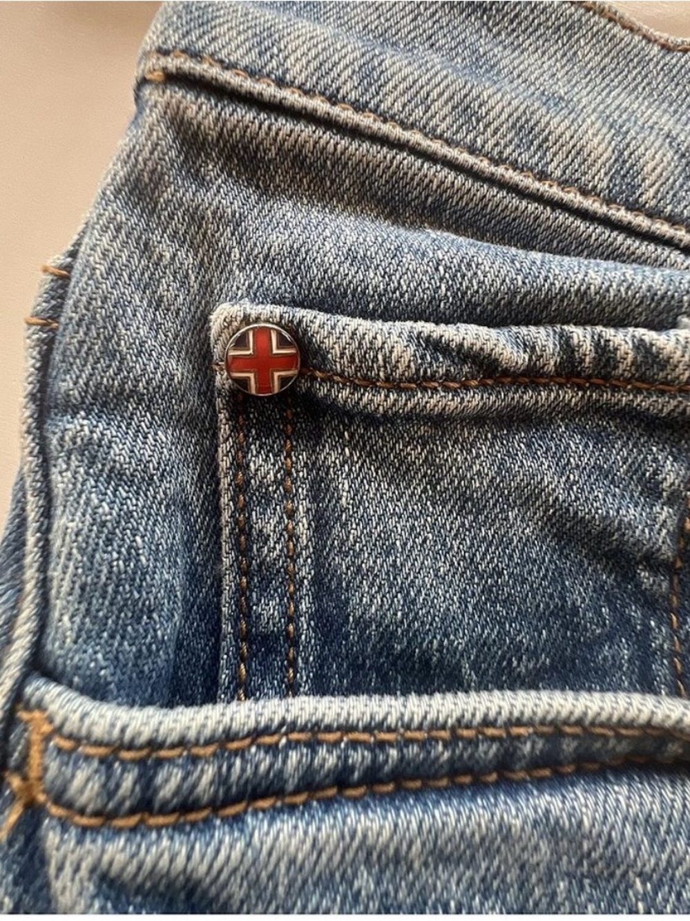 Hudson Size 26 Reconstructed Denim Skirt in Lucen - Picture 6 of 8